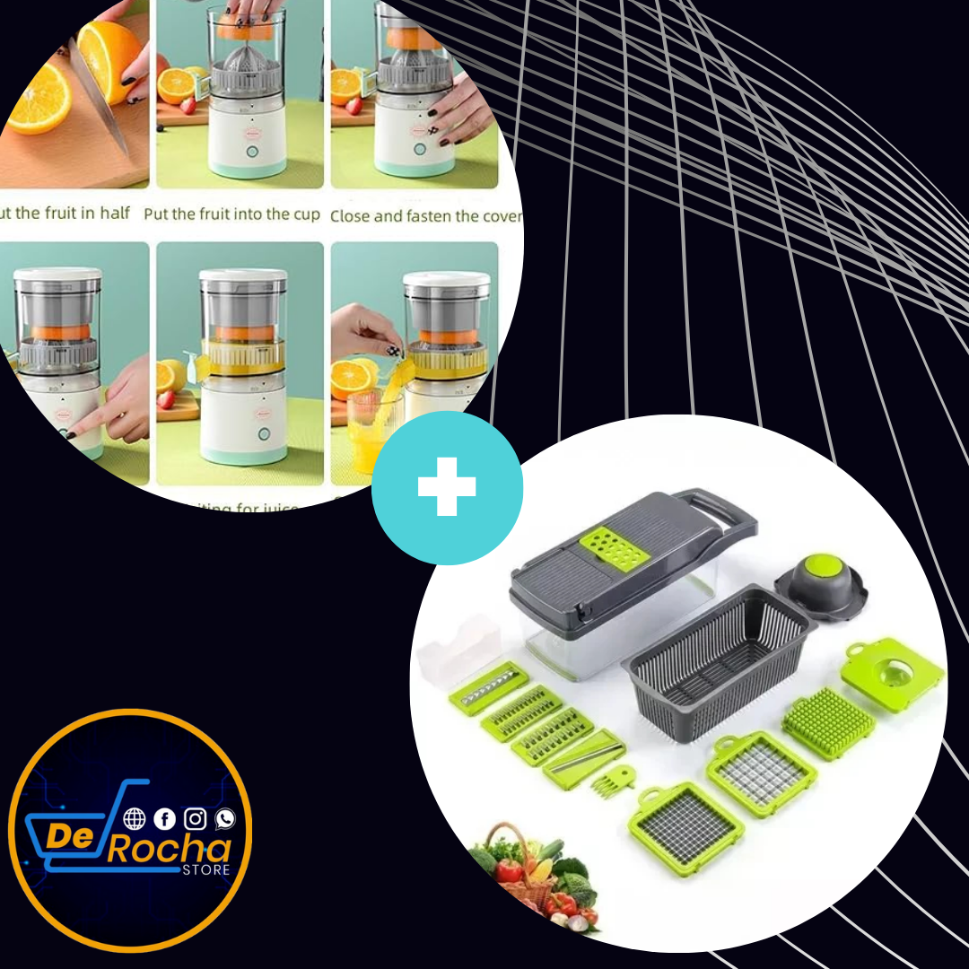 Kit exprimidor frutas+ Cortador verduras